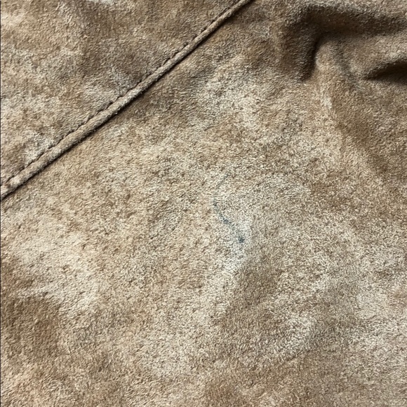 BLANK NYC SUEDE LEATHER MOTO DESERT SAND JACKET - Picture 7 of 8